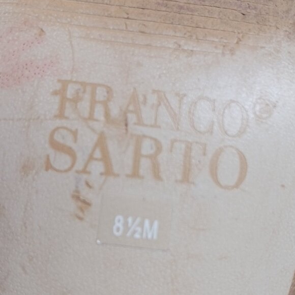 Franco Sarto Metallic Gold Kitten Heel Loafers — Women’s 8.5 - Picture 11 of 16